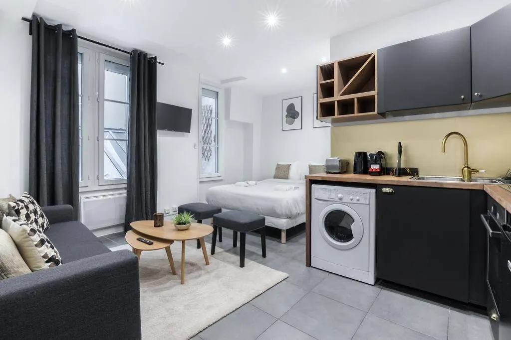 باريس Hsh Nazareth-Sentier I Appartement Charmant 1Br-4P
