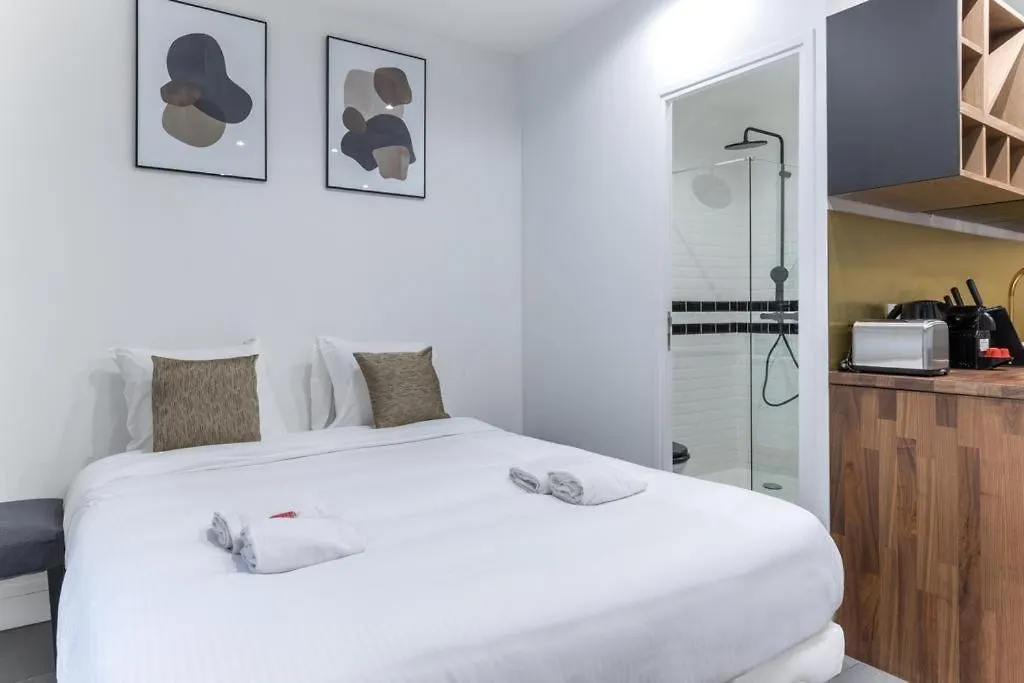 باريس Hsh Nazareth-Sentier I Appartement Charmant 1Br-4P شقة